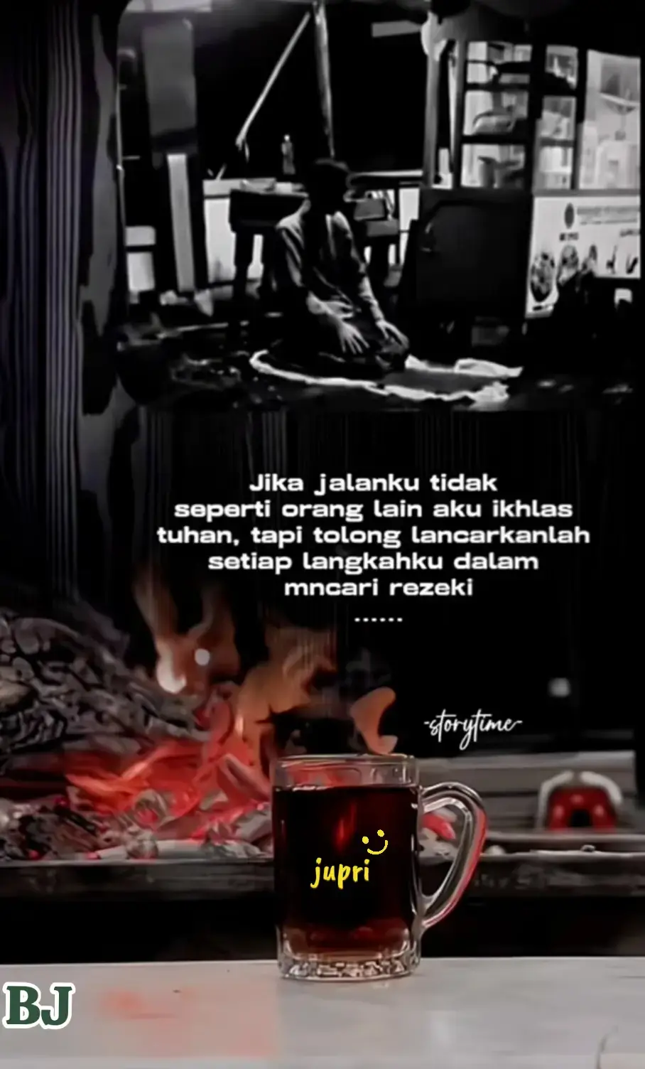 jika sujudku blm bisa memperbaiki hidup q mka kabulkan lah di setiap doa anak² dan istri q.. Aamiin 