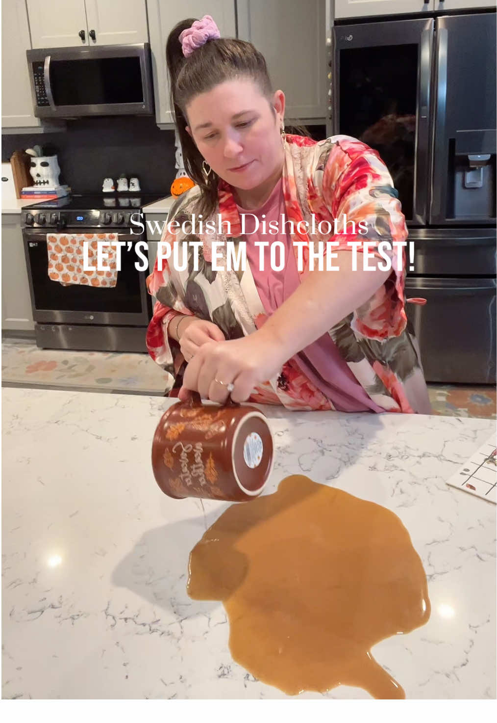 Let’s put these Swedish dishcloths to the test vs paper towels! They say one cloth replaces 17 rolls of paper towels! #swedishdishcloth #CleanTok #ecofriendlyproducts #tiktokshopcreatorpicks #tiktokshopfalldealsforyou 