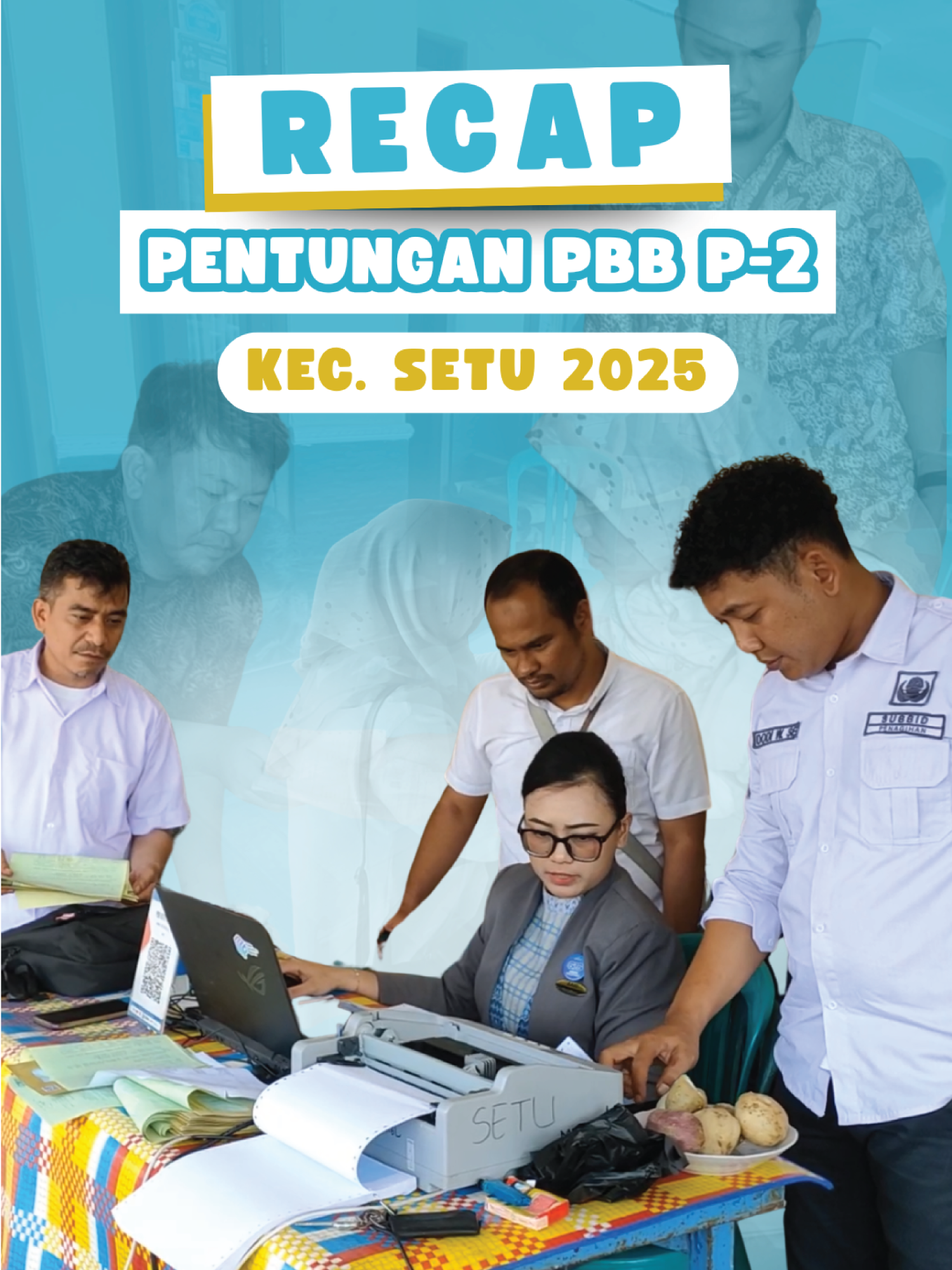 Recap Pentungan atau Penagihan Tunggakan PBB-P2 di Kecamatan Setu.✨ Warga bisa langsung melunasi tunggakan PBB-P2 di kelurahan masing-masing, lebih cepat dan mudah. 📅 Kegiatan berlangsung 1–2 Oktober 2025 di empat titik: 📍 Kelurahan Muncul 📍 Kelurahan Babakan 📍 Kelurahan Bakti Jaya 📍 Kelurahan Setu 💡 Pajak yang dibayarkan masyarakat akan menjadi sumber penting untuk pembangunan dan pelayanan publik di Kota Tangsel. #PentunganPBB #BapendaTangsel #PajakUntukPembangunan