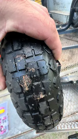 Well this is kind of impressive 😀. I wouldn’t recommend this for a long term fix but something to get you off the side of the road yes. #tire #tireproblems #fentysuperbrandday 