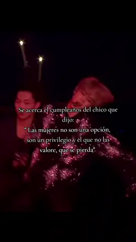 se acerca el cumpleaños del chico que dijo: 
