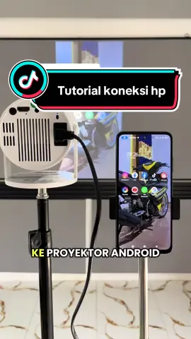 Membalas @Bima CARA KONEKSI HP KE PROYEKTOR ISINBOX #tutorial #proyektor #proyektorandroid #trending #foryou 