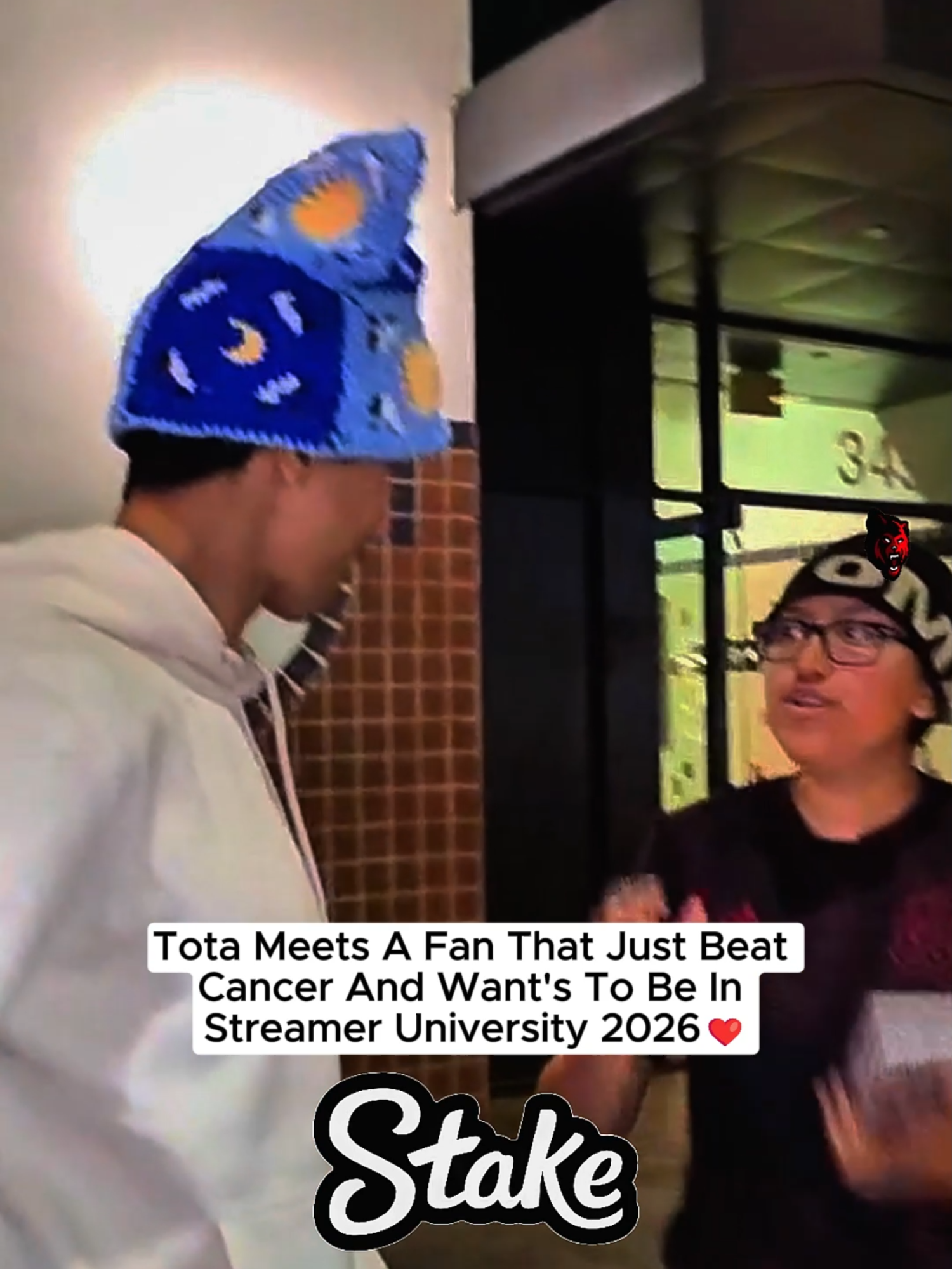 Tota Meets A Fan That Just Beat Cancer And Want's To Be In Streamer University 2026❤️#tota #kaicenat #fyp #viral @kai_cenat