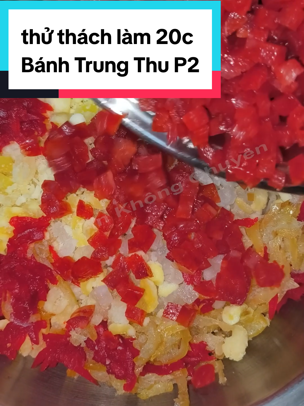 Trả lời @chuphu_92  Thử thách làm 20 cái Bánh Trung Thu P2: Bí Quyết Trộn Nhân Ngon Như Ngoài Tiệm #banhtrungthu #nakc #lambanh 