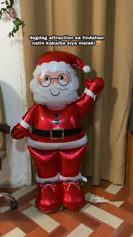 ang cute ni Santa dagdag attraction 😍 #santaclausballoon #christmasdecor 