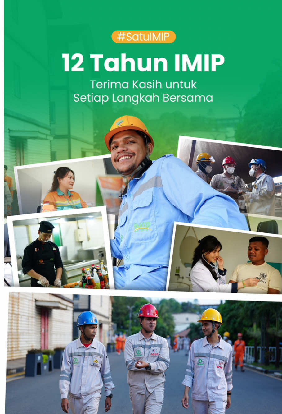 12 tahun adalah perjalanan penuh dedikasi, kerja keras, dan kebersamaan. Di setiap detik, ada insan IMIP yang menjaga proses tetap berjalan. Di setiap langkah, ada semangat yang saling menguatkan. Di setiap pencapaian, tersimpan cerita tentang keluarga besar yang tumbuh bersama. Terima kasih kepada seluruh karyawan, tenant, mitra, dan masyarakat yang telah menjadi bagian perjalanan ini. Bersama, kita membangun masa depan dan menghadirkan yang terbaik untuk Indonesia.  #12TahunIMIP #SatuIMIP #IMIPUntukIndonesia #TogetherWeCan #BersamaIMIP    