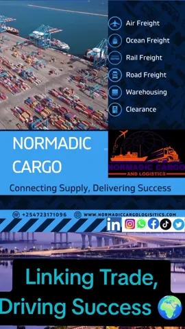 Connecting Supply, Delivering Success The Normadic Way. #global #shippingworldwide🌍✈️ #Transport #normadiccargo #logistics 
