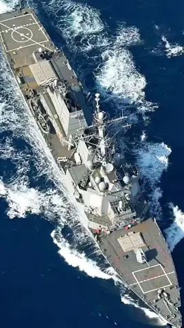 The Arleigh Burke-class destroyer is the workhorse of the US Navy. With its advanced radar, missile systems, and powerful engine, it's designed to defend the fleet from air, sea, and land threats. This vessel is the backbone of modern naval power! #USNavy #Navy #Destroyer #Warship #ArleighBurke