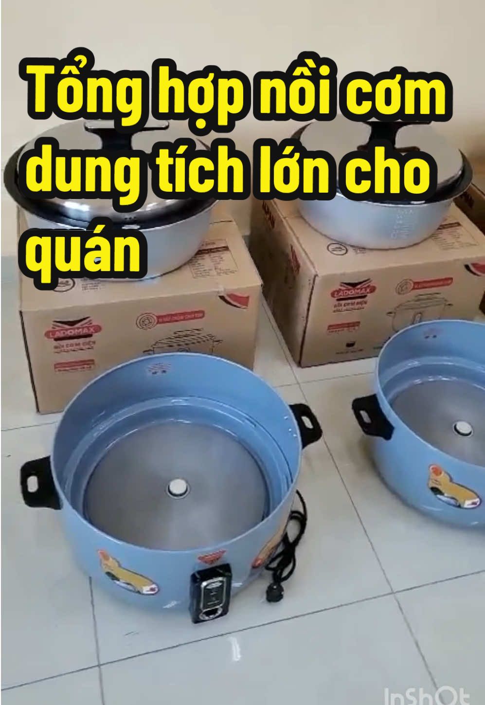 Nồi cơm công nghiệp dung tích lớn cho quán cơm tổng hợp tại video này nhé ạ, bấm giỏ hàng chọn dung tích cần #noicom #noicomdien #noicomcongnghiep #noicomdungtichlon #xuhuong 