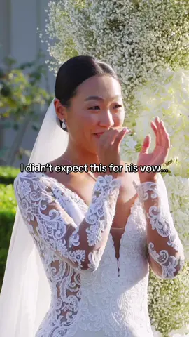 His vow got me 😲😭 #fyp #wedding #vows #emotional #weddingdresses 