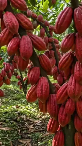Cacao hermoso muchísima producción #elcampovive #kakao #cacau #cacao #cocoa 