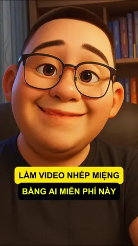 Đây là cách làm video hoạt hình nhép miệng đúng với âm thanh #ai #aiart #vuuxuanhao