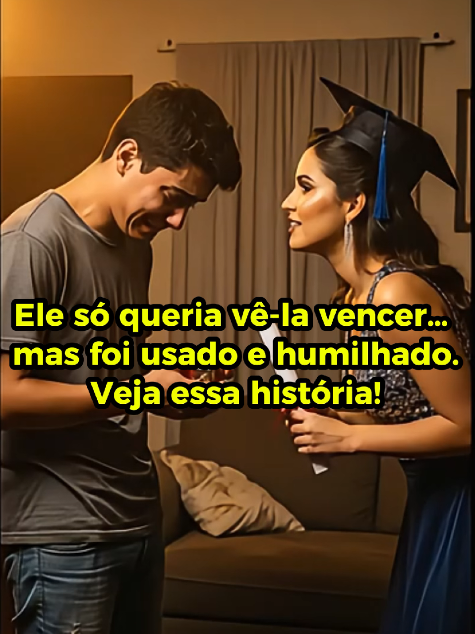 Ele só queria ver ela vencer na vida, se sacrificava por ela... mas foi apenas usado e humilhado. Só Deus pôde reescrever sua história. #Contos #reflexão #deusmudahistoria #ensinamentos #superação 