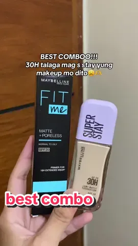 BEST COMBO!! maybelline superstay lumi matte foundation and maybelline fit me primer #maybellineprimer #foryou #maybelline #foundation #superstaylimimattefoundation       