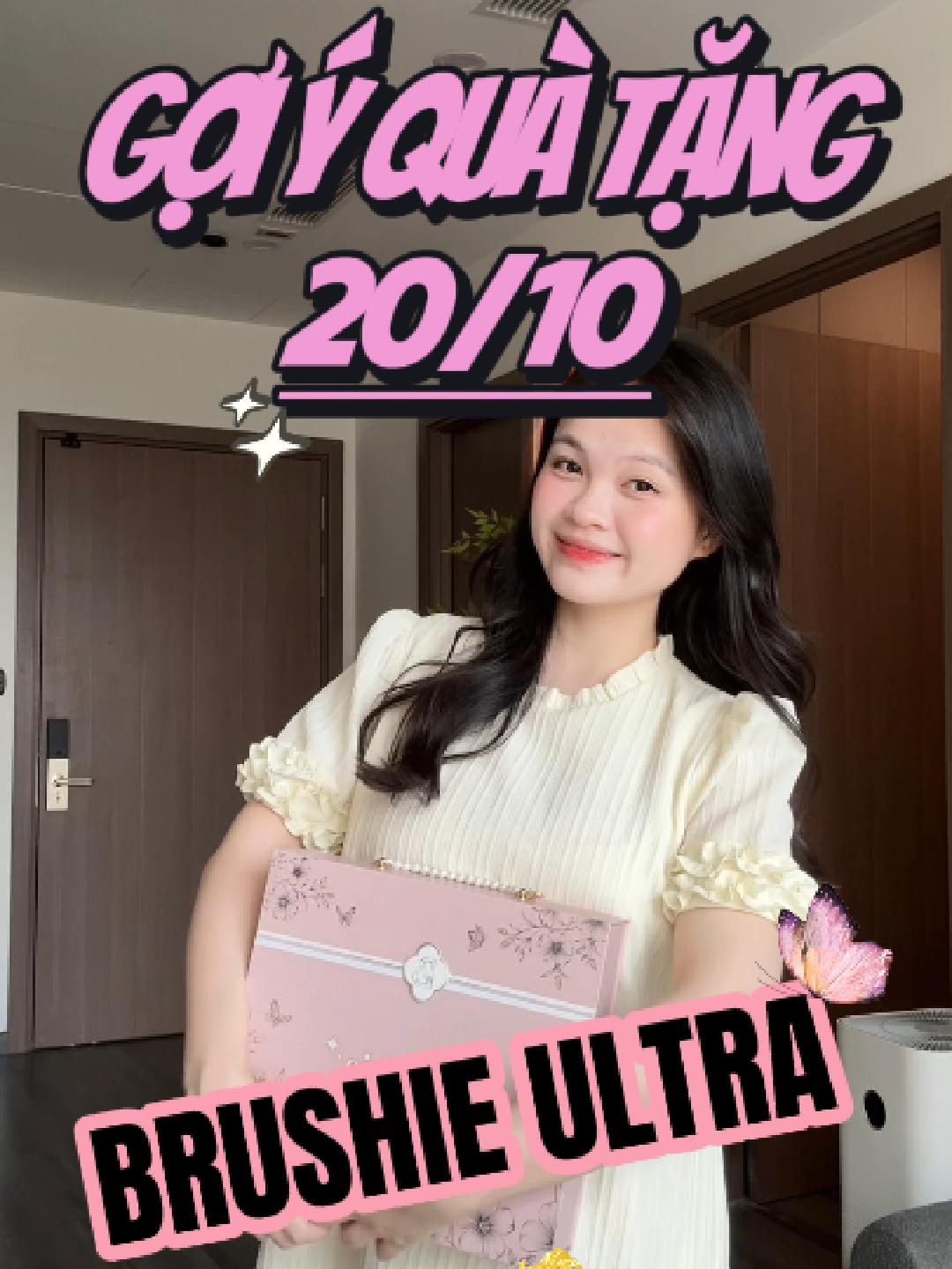 Tặng gì cho nàng 20/10? Đừng chỉ tặng lời chúc, hãy tặng sự quan tâm. Một chiếc Brushie Ultra sẽ nói thay ngàn lời yêu thương. #xuhuong #banchaidien #brushieultra #chamsocrangmieng #viral #brushievietnam #fyp