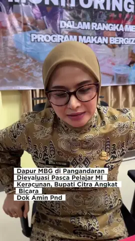 bupati @citrapitriyami21 perihatin dengan BMG yg ada keracunan di wilayah Kecamatan Cigugur