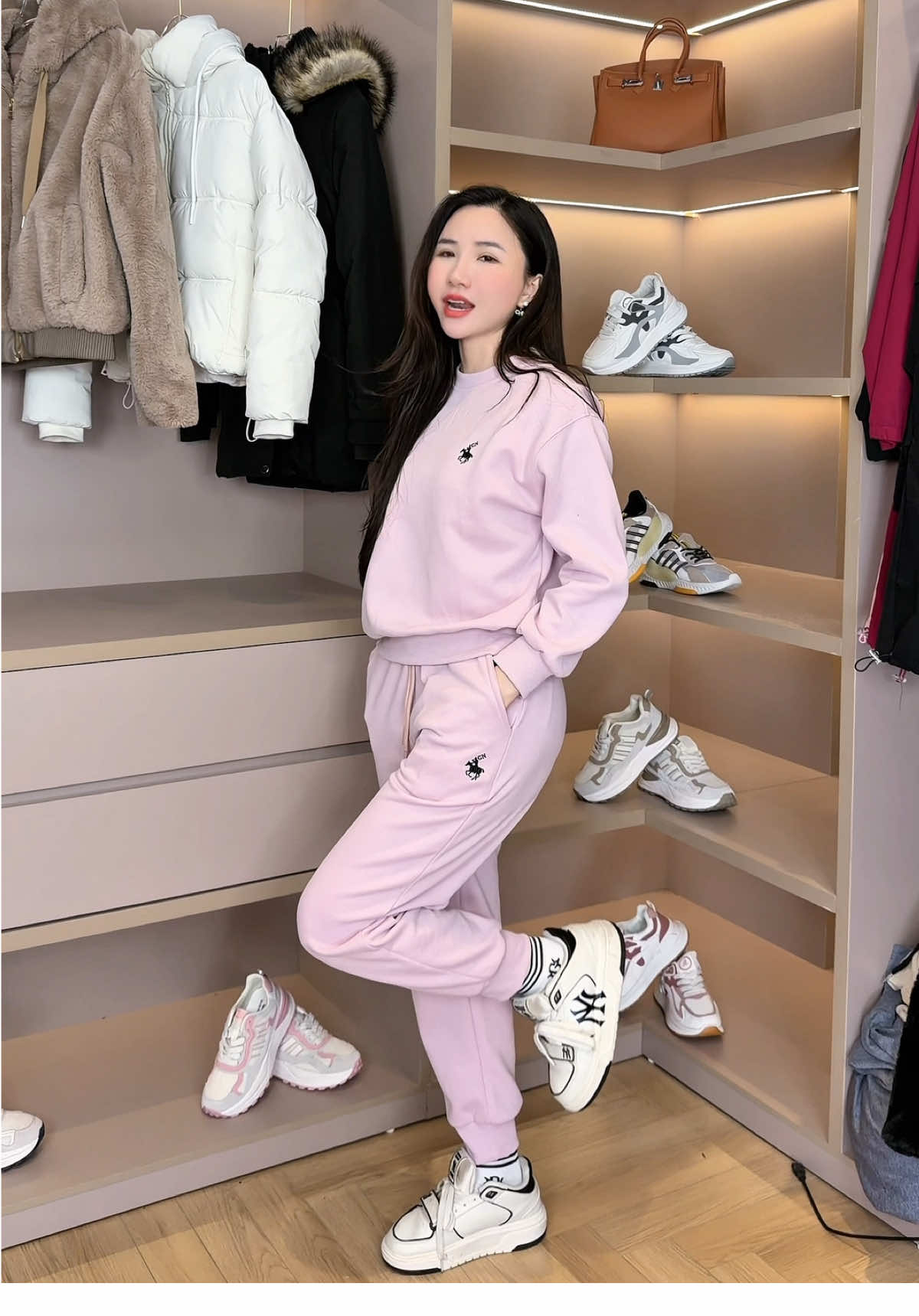 Set nỉ về hàng màu hồng xinh xỉu ạ #guno 