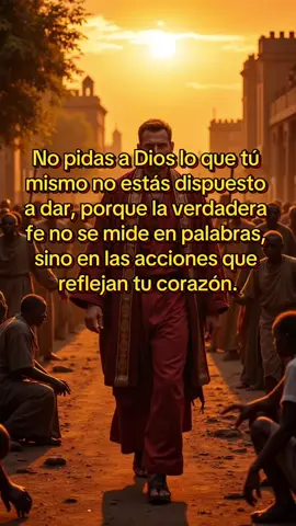 No pidas a Dios lo que tú mismo no estás dispuesto a dar, porque la verdadera fe no se mide en palabras, sino en las acciones que reflejan tu corazón. #luzfamiliar #oracionfamiliar #fe #palabras #acciones 