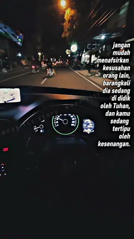 jangan terlalu terlena, tapi harus juga waspada 😊😇 #storyuphiklz #rekamdalammobil #storynyetirmobil #rekamdalammobilmalamhari #bahanstorymu 