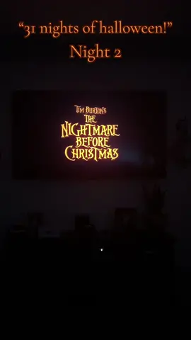 Night 2 #Halloween #movies #challenge #nightmarebeforechristmas #fyp 