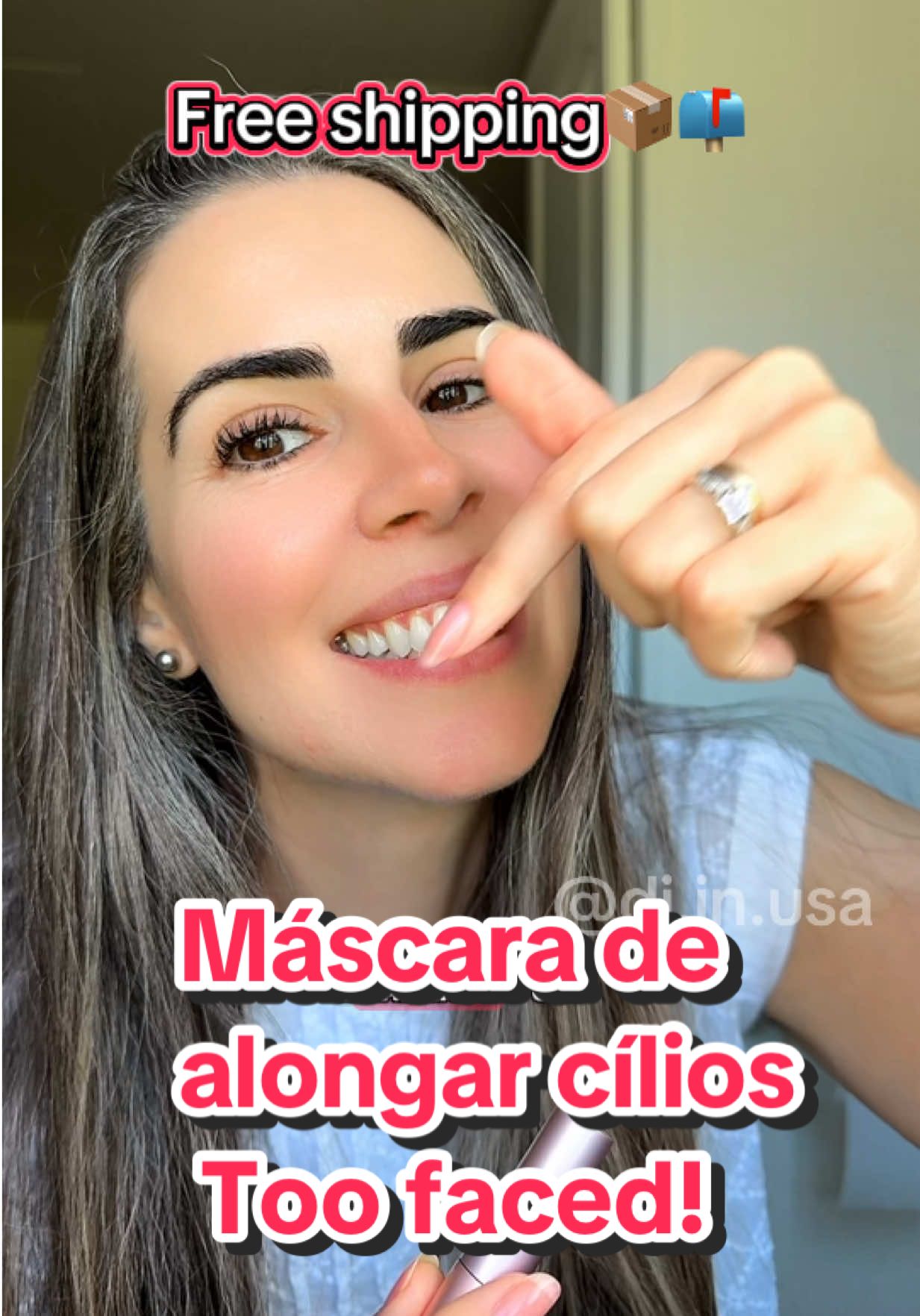 Máscara de cílios da too faced! @Too Faced #toofaced #falldealsforyou #tiktokshopcreatorpicks #brasileirosnaamerica #brasileirosnoseua 