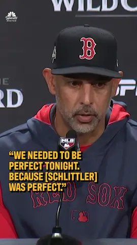 Alex Cora on Cam Schlittler's incredible performance tonight