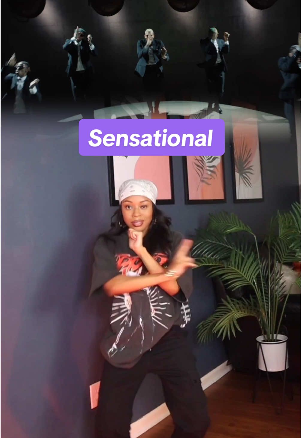 Current mood: SENSATIONAL 🗣️🤲🏽💫🌿 I’ll neva get over this one, especially after witnessing it irl at the #breezybowl.  Wishing y’all a szn full of this kind of energy ❤️‍🔥 #chrisbrown #sensational #breezybowlxx #dancecover #afrobeats #dance