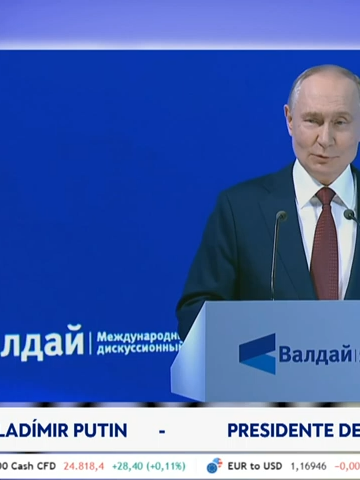 DISCURSO PUTIN LIDERAZGO EN EL NUEVO ORDEN MUNDIAL EN VALDAI