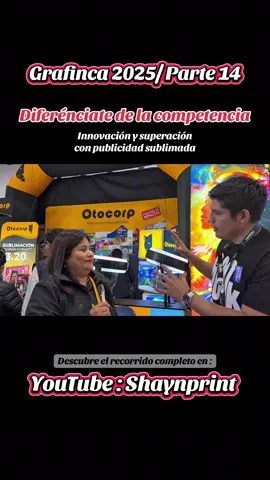 🚀 Diferénciate de la competencia con telas sublimadas en publicidad – Grafinca 2025 #sublimaciontextil #shaynprint #publicidad #emprendimiento #gamarra 