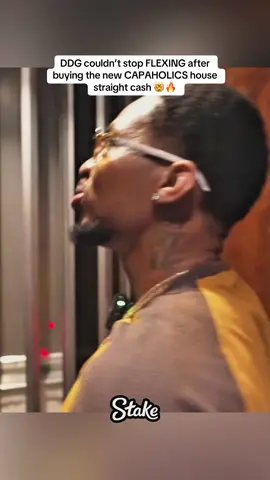 DDG couldn’t stop FLEXING after buying the new CAPAHOLICS house straight cash #fyp #ddg #capaholics 