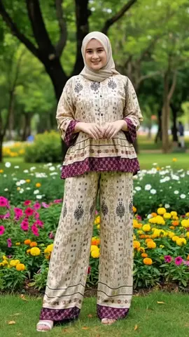 One Set Rayon Rempel-Rafella, setelan kulot dengan atasan panjang bermotif kekinian. Nyaman, adem, dan elegan untuk aktivitas harian maupun acara santai. Tersedia ukuran jumbo untuk dewasa dan remaja. #OnSetRayon #BajuKekinian #OOTDHijab #SetelanWanita #FashionRemaja