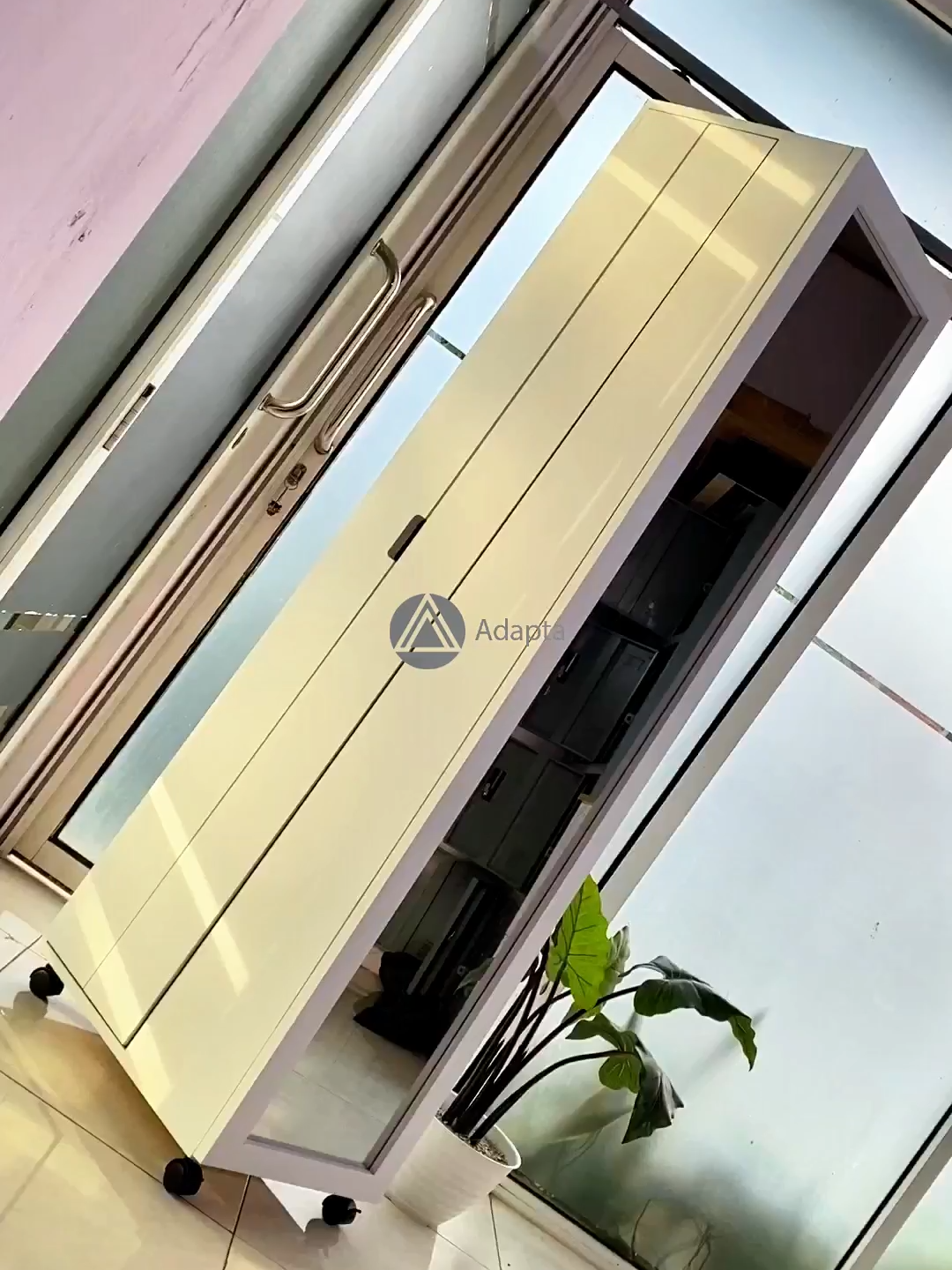 as, hijab, dan makeup berantakan terus? Udah waktunya pakai Adapta Standing Mirror KAMARI A73! Cermin full body + 6 rak tas + 15 gantungan hijab + 2 storage makeup = solusi 3in1 paling praktis dan elegan!✨ Kamu tim rapi atau tim ngerapiin terus? 😅 🪚 Bisa Custom ukuran & warna 📦 Bisa COD seluruh Indonesia 🔊 More info: 085 172 300 793 #furyou  #furniture  #StandingMirror3in1  #RakHijabMakeup  #FurnitureMultifungsi