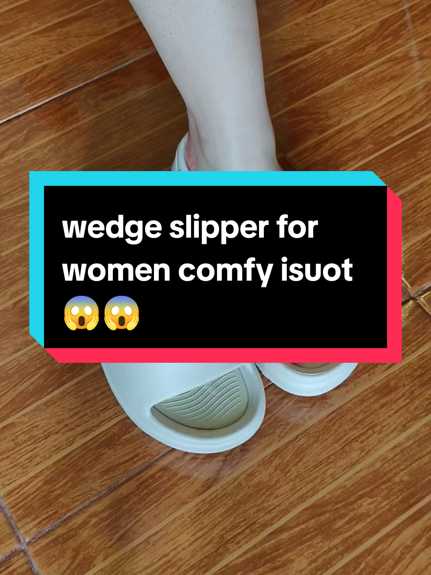 wedge slipper for women #wedgeslippers #slipperforwomen #slippers #fyp 
