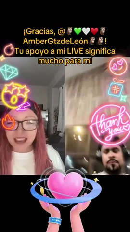 🦉💚🤍♥️🦉AmberGtzdeLeón🦉🦉, gracias por tu valioso apoyo en mi LIVE. Seguiré esforzándome para crear contenido LIVE aún mejor.@🦉💚🤍♥️🦉AmberGtzdeLeón🦉🦉 #tiktoklive #livehighlights #livegift #handhearts #hatandmustache 