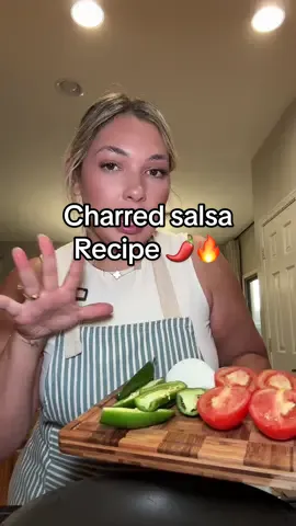 Quick Salsa recipe 🌶️🔥 #salsa #salsarecipe #charredsalsa #izzysrecipes #EasyRecipe 
