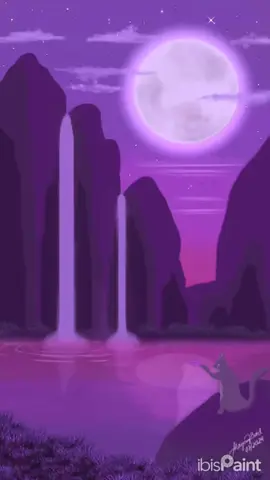 Moon River My art therapy from Mayang Bukid, now shared in Mayan Bukid Artisan Gallery ✨💜  A journey through memories, where joy lights the path and creation becomes a wanderer’s dream... #MayanBukidArtisanGallery #MayangBukid #ArtTherapy #DigitalArt #Moon #River #stars  #purple #ibispaint