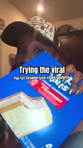 I had to see WHAT’S UP 🍓👀🍦I would rate them a 3/10‼️ There’s really no flavor …All you taste is texture🤣 #weboutaseewhatsup #poptarts #icecream #fyp #snack @Pop-Tarts @Walmart 