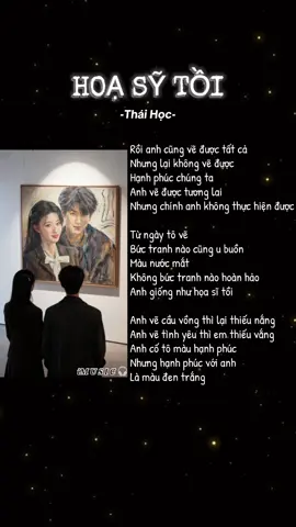 Rồi anh cũng vẽ được tất cả Nhưng lại không vẽ được Hạnh phúc chúng ta… #imusic3th8 #hoasitoi #thaihoc #nhactamtrang #lyrics 