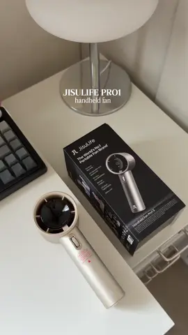 Jisulife Pro1 Handhaled Fan cutieee! #jisulife #jisulifepro1 #jisulifeminifan #turbofan #jisulifefan 