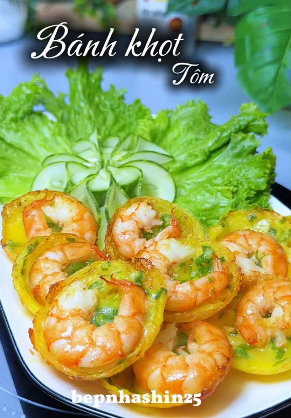 Bánh khọt thơm ngon tại nhà #LearnOnTikTok #ăncungtiktok #viralvideo #banhkhot #tom 