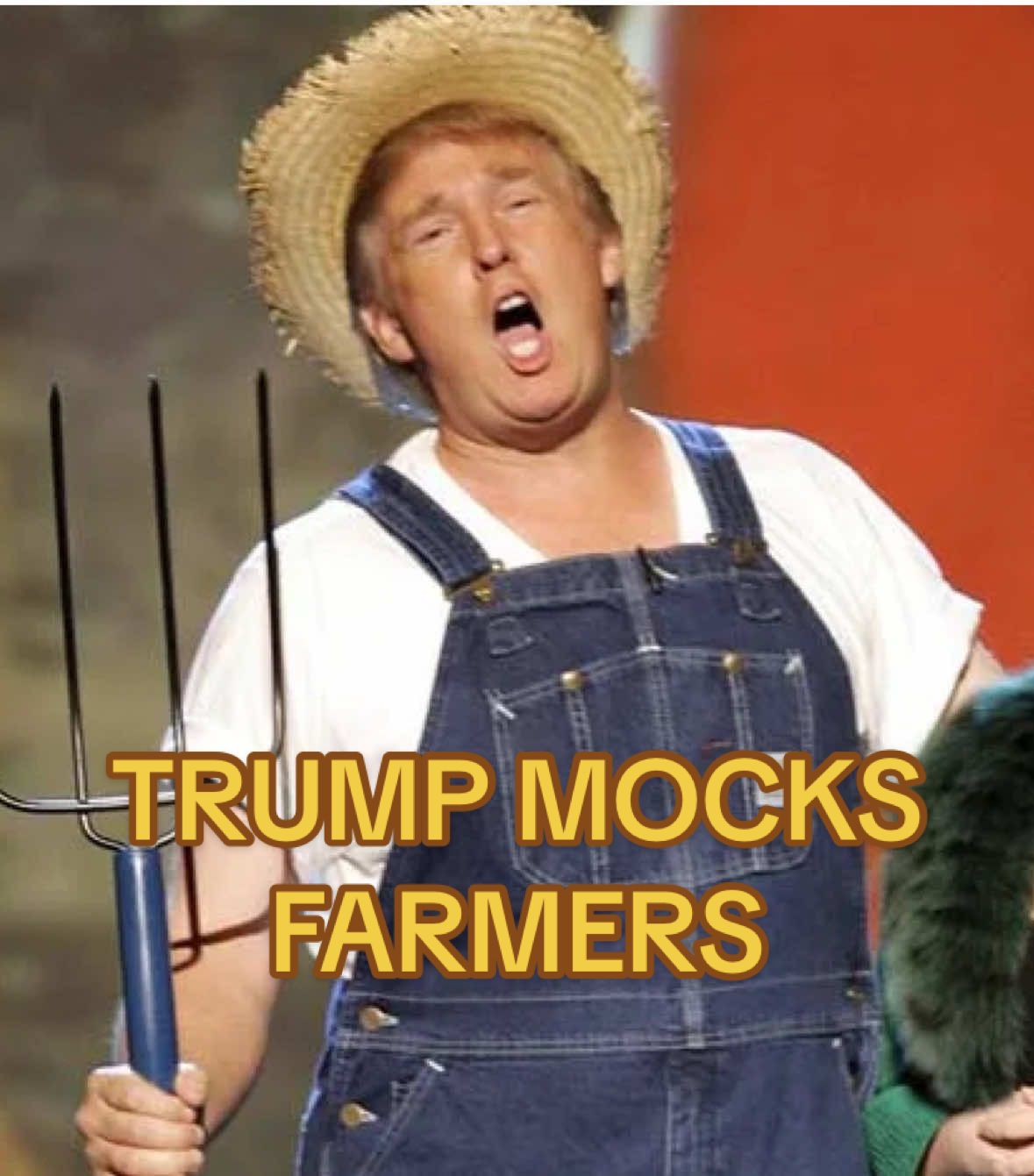 Trump throws farmers under the bus (tractor) … he truly doesn’t understand or care about rural life and farmers. #farmlife #farmtok #farming #trump #trendingnow 