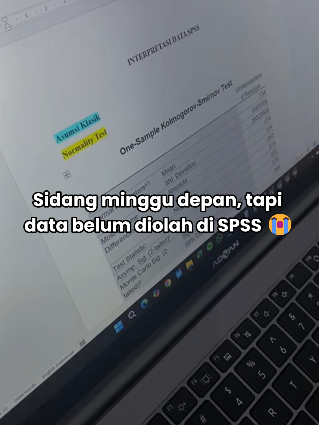 Sidang di depan mata, bab 4 belum kelar? Butuh olah data SPSS? Komen dibawah atau bisa DM yaa 👇 #olahdata #olahdataskripsi #olahdataspss #skripsi #tugasakhir #mahasiswa #mahasiswaakhir #olahdatamurah #olahdatastatistik #spss