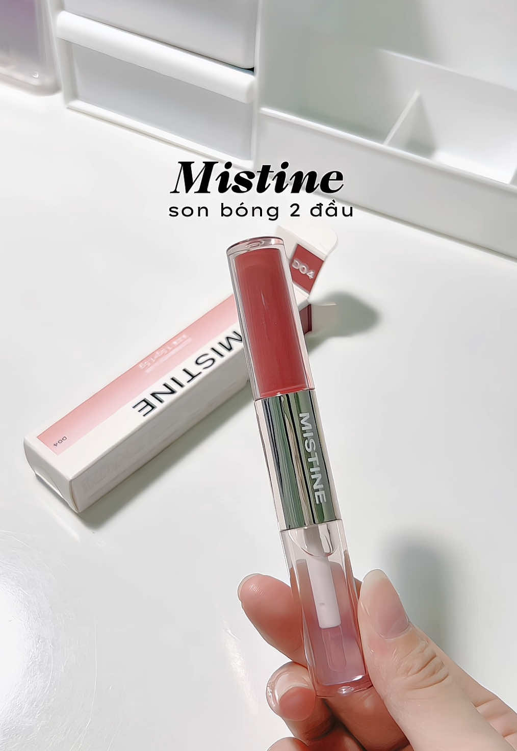 Son kem bóng 2 in 1 🍒🫧💋#sonkembong #mistine #son2dau #xuhuong #xhhhhhhhhhhhhhhhhhhhhhhh 