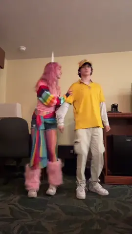 blooper? i hardly know her #adventuretime #ladyrainicorn #jakethedog #adventuretimecosplay #ladyrainicorncosplay