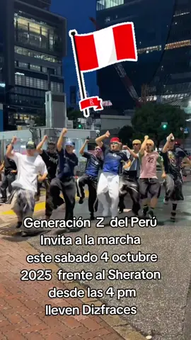 Gran marcha sabado 4 de octubre 2025 vamos con Dizfraces #onepieceperu #generacionz #marcha #peru #4octubre2025 