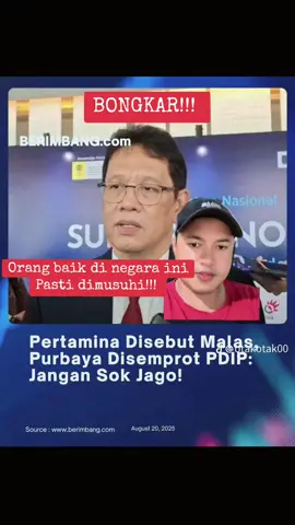 Orang baik dan benar di negara ini pasti dimusuhi... Seperti pak Jokowi dan pak Purbaya.. Ayo nitizen, kita kawal biar orang seperti ini bisa membawa Indonesia lebih baik lagi... #korupsi #koruptor #bubarkandpr #jokowi #purbayayudhisadewa 