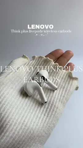 Love the audio quality .𖥔 ݁ ˖ . °  #earbuds #wireless #earbudsbluetooth #thinkplus #lenovo 