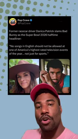 Danica Patrick doesn’t want Bad Bunny to perform at the Super Bowl halftime show apparently. #badbunny #latinostiktok #popculture #culturapop #usa🇺🇸 
