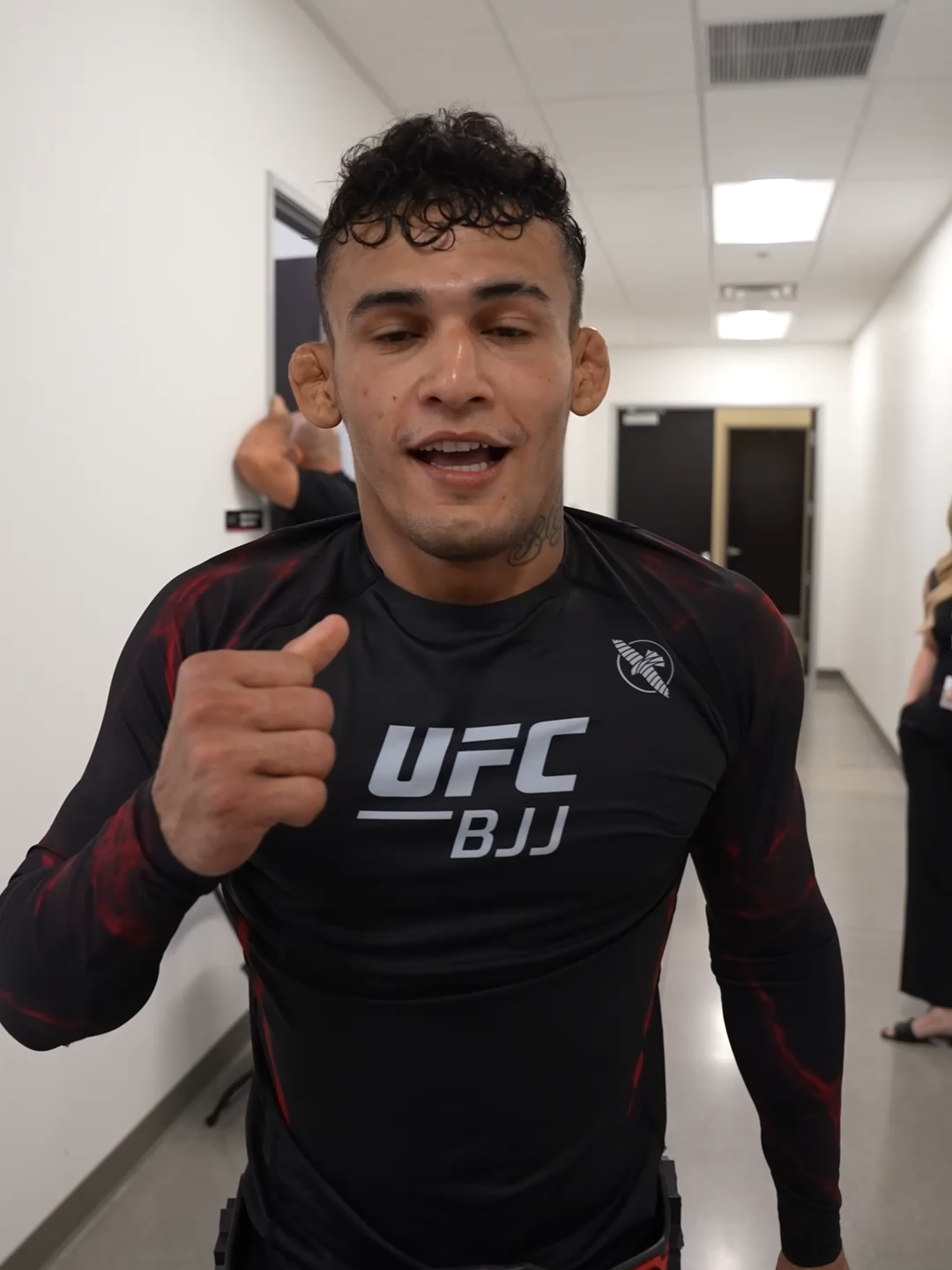 O recado do brasileiro Carlos Henrique após defender o cinturão no #UFCBJJ3!  #UFC #UFCFightPass #UFCBJJ