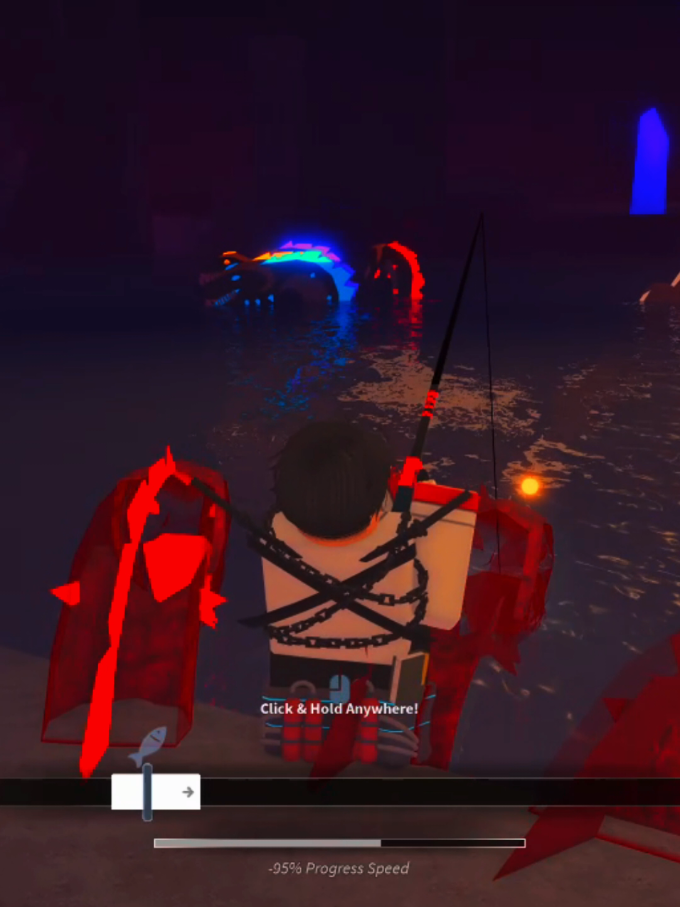 Trying to catch Scylla using tryhard rod #roblox #fisch #robloxfisch 